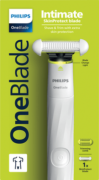 PHILIPS OneBlade Elektrischer Rasierer, OneBlade Intimate Men QP1930/20, 1 St