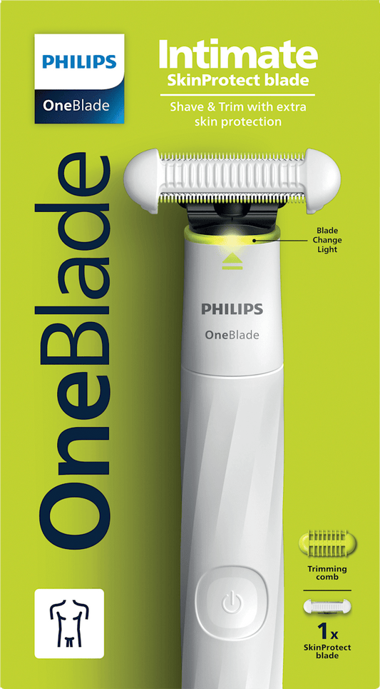PHILIPS OneBlade Rasoir électrique, OneBlade Intime Homme QP1930/20, 1 pce