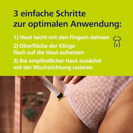 Elektrischer Rasierer, OneBlade Intimate Women QP1930/22, 1 St