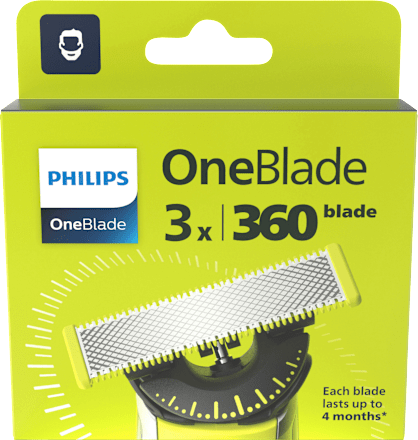 Rasierklingen, OneBlade 360 QP430/50, 3 St