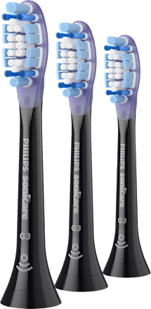 Aufsteckbürsten G3 Gum Care schwarz, 3 St