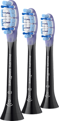 Aufsteckbürsten G3 Gum Care schwarz, 3 St