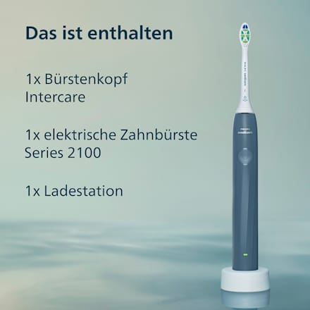 Schallzahnbürste 2100 marineblau, 1 St