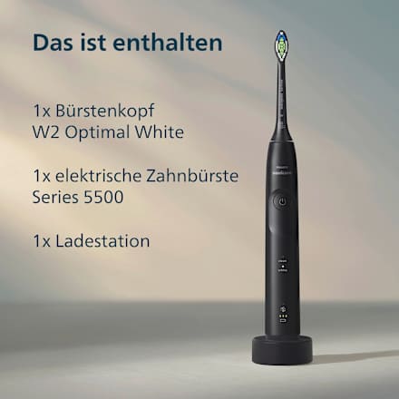 Schallzahnbürste 5500 schwarz, 1 St