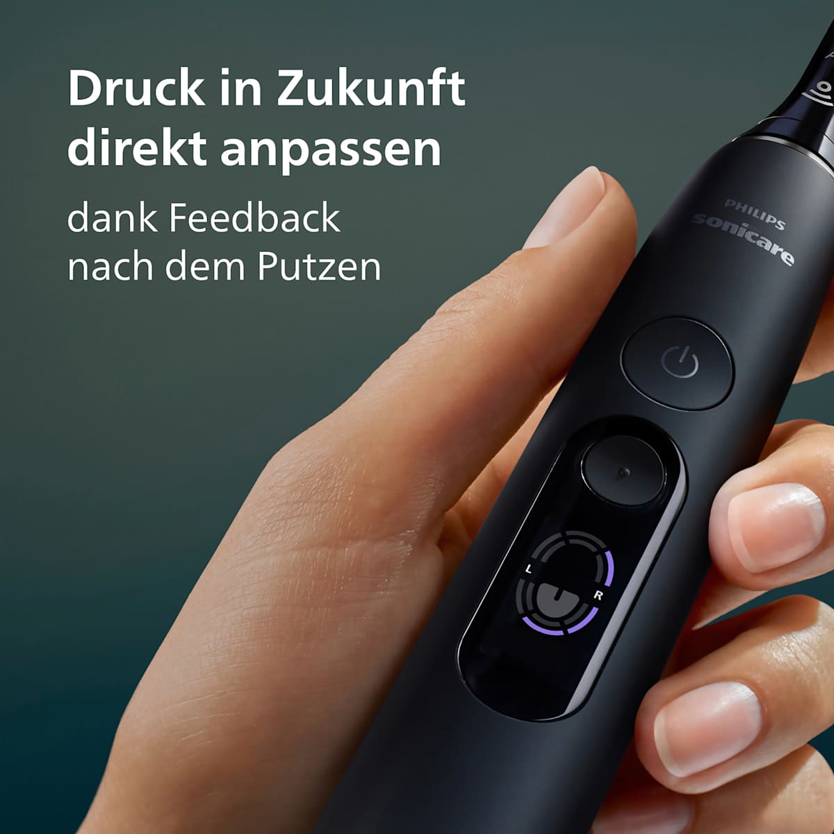 Philips Sonicare Schallzahnbürste Diamond Clean 8000 schwarz, 1 St