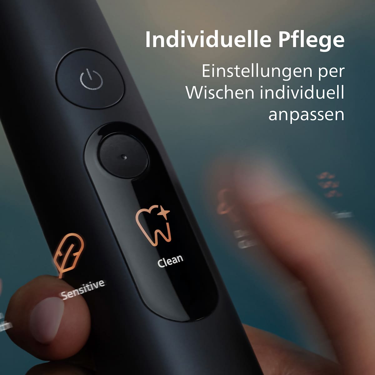 Philips Sonicare Schallzahnbürste Diamond Clean 8000 schwarz, 1 St