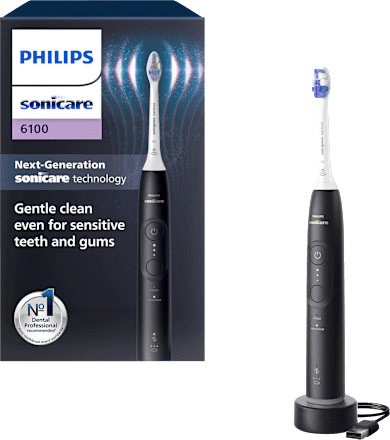 Schallzahnbürste Series 6100 schwarz, 1 St Philips Sonicare