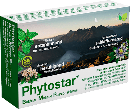 Baldrian Melisse Passionsblume Tabletten, 30 St Phytostar®