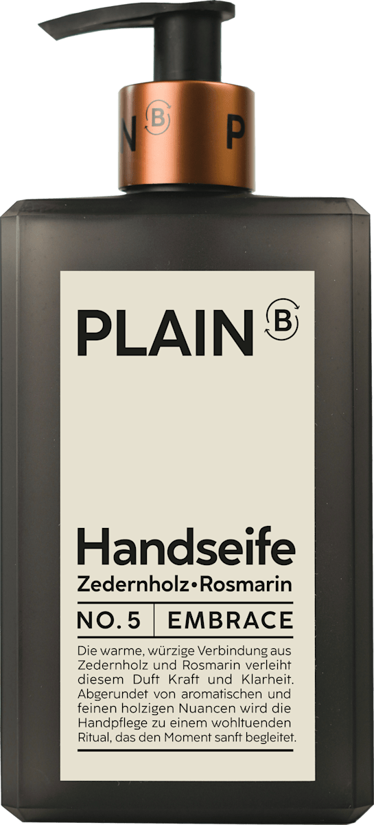 PLAIN B Flüssigseife Zedernholz Rosmarin, 250 ml