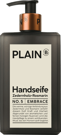 PLAIN B Flüssigseife Zedernholz Rosmarin, 250 ml