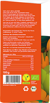 Schokolade, Zartbitter, 100 g