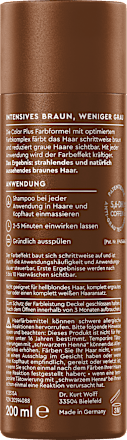 Farbshampoo Color Plus Dunkelblond bis Braun, 200 ml