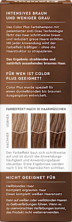 Farbshampoo Color Plus Dunkelblond bis Braun, 200 ml