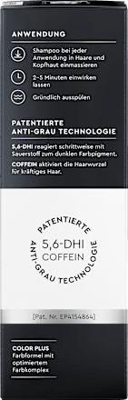 Farbshampoo Color Plus Dunkelbraun bis Schwarz, 200 ml