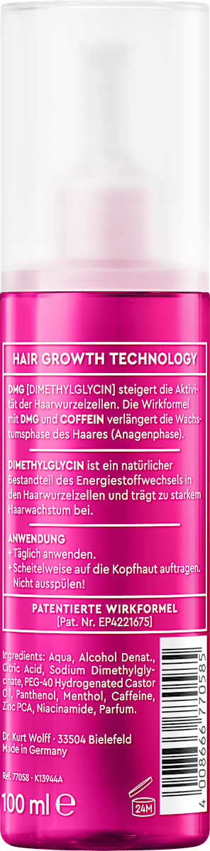 Plantur Haarserum Booster DMG Lange Haare, 100 ml