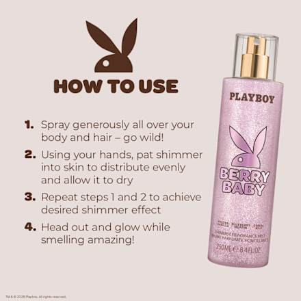Berry Baby Shimmer Körperspray Body Mist, 250 ml