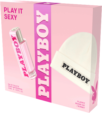 Geschenkset Play It Sexy Eau de Toilette & Beanie 2tlg, 1 St PLAYBOY