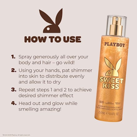 Sweet Kiss Körperspray Body Mist, 250 ml