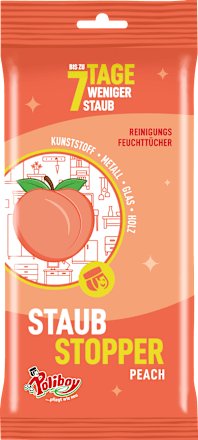 Feuchte Reinigungstücher für Möbel Peach Staubstopper, 24 St