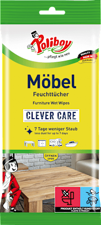 Feuchte Reinigungstücher für Möbel, 24 St