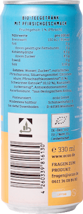 Eistee, Pfirsich, 330 ml EINWEG