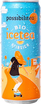Eistee, Pfirsich, 330 ml EINWEG