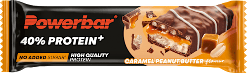 Proteinriegel, 40% Protein+ Crisp, Caramel Peanutbutter Geschmack, 40 g