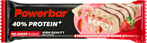 Proteinriegel, 40% Protein+, Strawberry White Choc Geschmack, 40 g