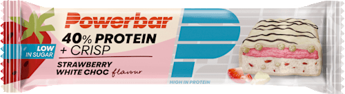 Proteinriegel, 40% Protein+, Strawberry White Choc Geschmack, 40 g