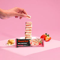 Proteinriegel, 40% Protein+, Strawberry White Choc Geschmack, 40 g