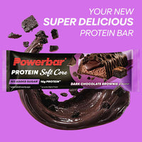Proteinriegel, Soft Core Dark Chocolate Brownie, 48 g