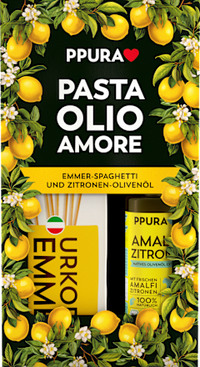 Geschenkset Spaghetti + Olivenöl 2tlg, 1 St PPURA
