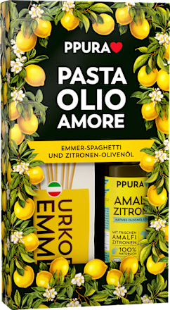 Geschenkset Spaghetti + Olivenöl 2tlg, 1 St PPURA