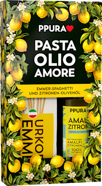 Geschenkset Spaghetti + Olivenöl 2tlg, 1 St PPURA