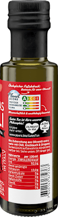 Extra vierge olijfolie "Mammas Chili" met chili, knoflook en oregano, 100 ml