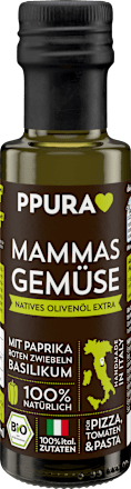 natives Olivenöl extra "Mammas Gemüse" mit Paprika, roten Zwiebeln & Basilikum, 100 ml