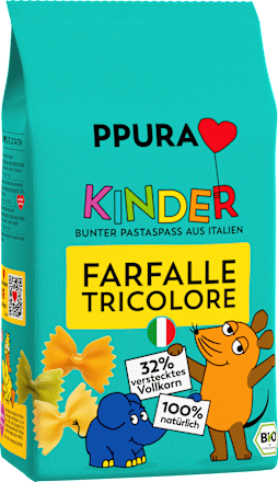 Nudeln, Farfalle tricolore für Kinder, 500 g