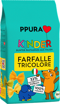 Nudeln, Farfalle tricolore für Kinder, 500 g