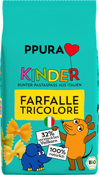 Nudeln, Farfalle tricolore für Kinder, 500 g