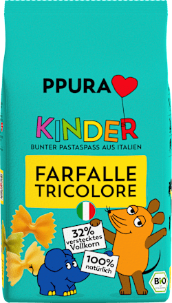 Nudeln, Farfalle tricolore für Kinder, 500 g