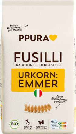 Nudeln, Fusilli aus Emmer, 500 g