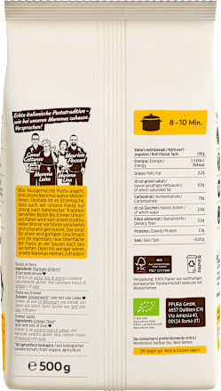 Nudeln, Fusilli aus Emmer, 500 g