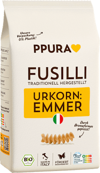 Nudeln, Fusilli aus Emmer, 500 g