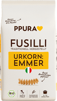 Nudeln, Fusilli aus Emmer, 500 g