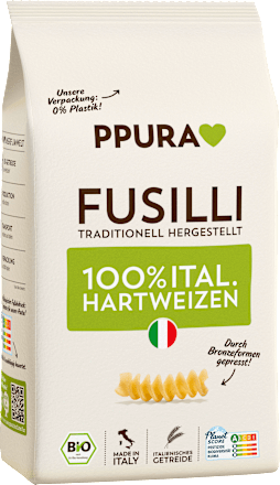 Nudeln, Fusilli aus italienischem Hartweizen, 500 g