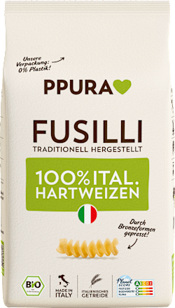 Nudeln, Fusilli aus italienischem Hartweizen, 500 g
