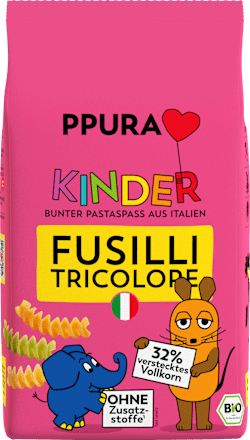 Nudeln, Fusilli tricolore für Kinder, 500 g