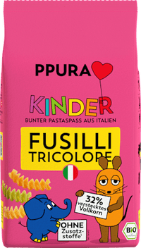 Nudeln, Fusilli tricolore für Kinder, 500 g