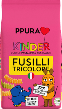 Nudeln, Fusilli tricolore für Kinder, 500 g