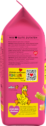 Nudeln, Fusilli tricolore für Kinder, 500 g